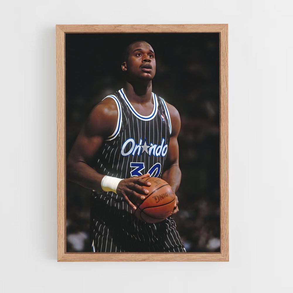 Poster Shaq Attack – affiche Basketball (vue 4)